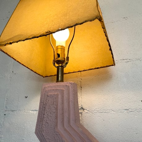 80s zigzag lamp