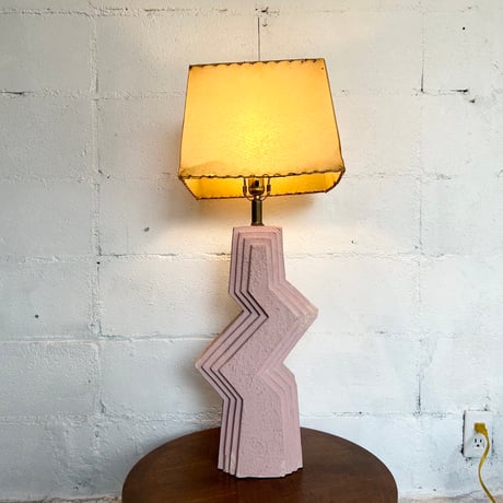 80s zigzag lamp