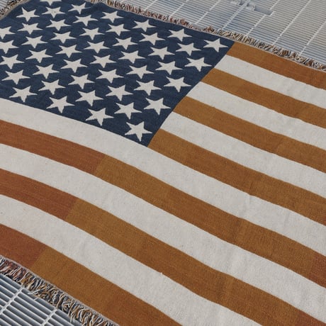 70s USA National Flag Rug