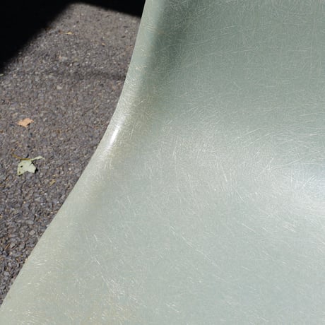 60s Eames Seaform green shell chair