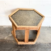 70s BROWN SALTMAN sunburned table