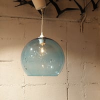 70s　Modern　Blue glass