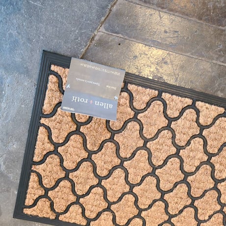 Entrance rug  wave