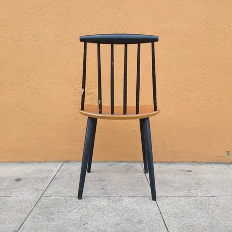 'J77' Stickback Chairs by Folke Palsson for FDB Mobler, Denmark.