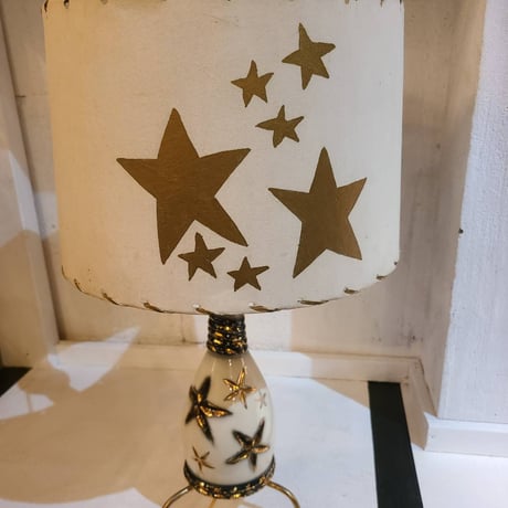 50s Starburst Fiberglass lamp set