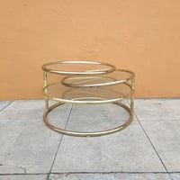 70s Hollywood regency golden table