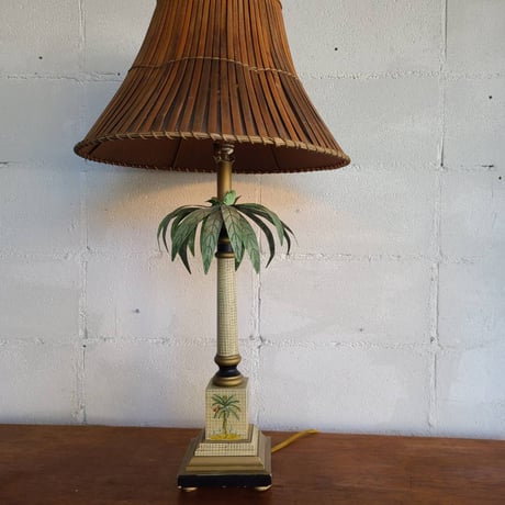 70s Palm tree lamp