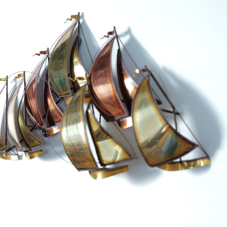 Wall sculpture Yacht