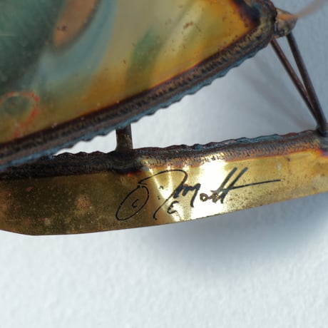 Wall sculpture Yacht
