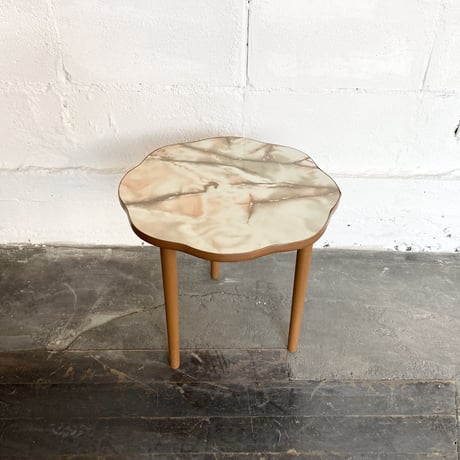 70s English marble shell table