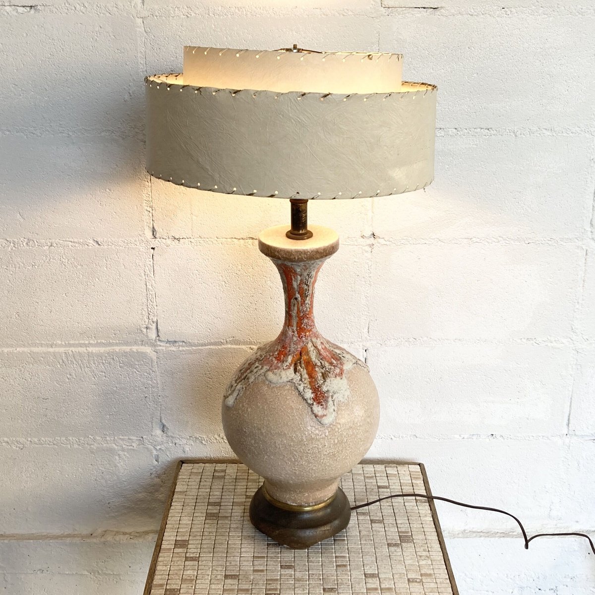 70s Fat lava table lamp | The NOON