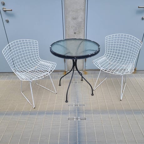 80s Glass table