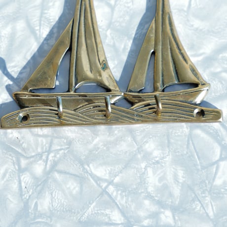 Wall sculpture Yacht   key holder