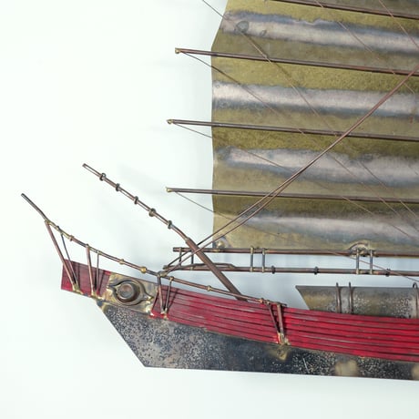 60s Curtis Jere wall sculpture  yacht