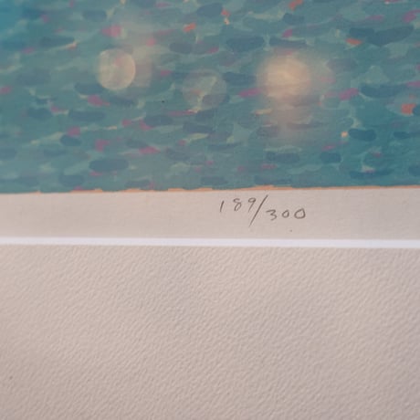70-80s "Emerald Waters I&II" silkscreen