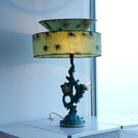 50s Fiber glass lamp