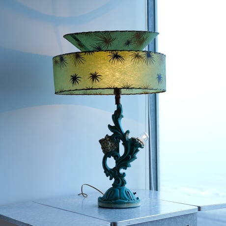 50s Fiber glass lamp