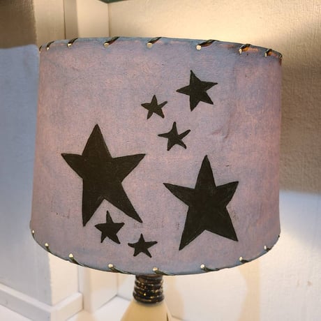 50s Starburst Fiberglass lamp set