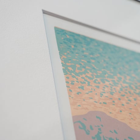 70-80s "Emerald Waters I&II" silkscreen