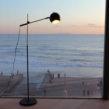 50s   Robert Sonneman   Crome Floor lamp