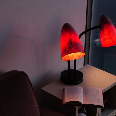 50sRed Fiber glass lamp  2