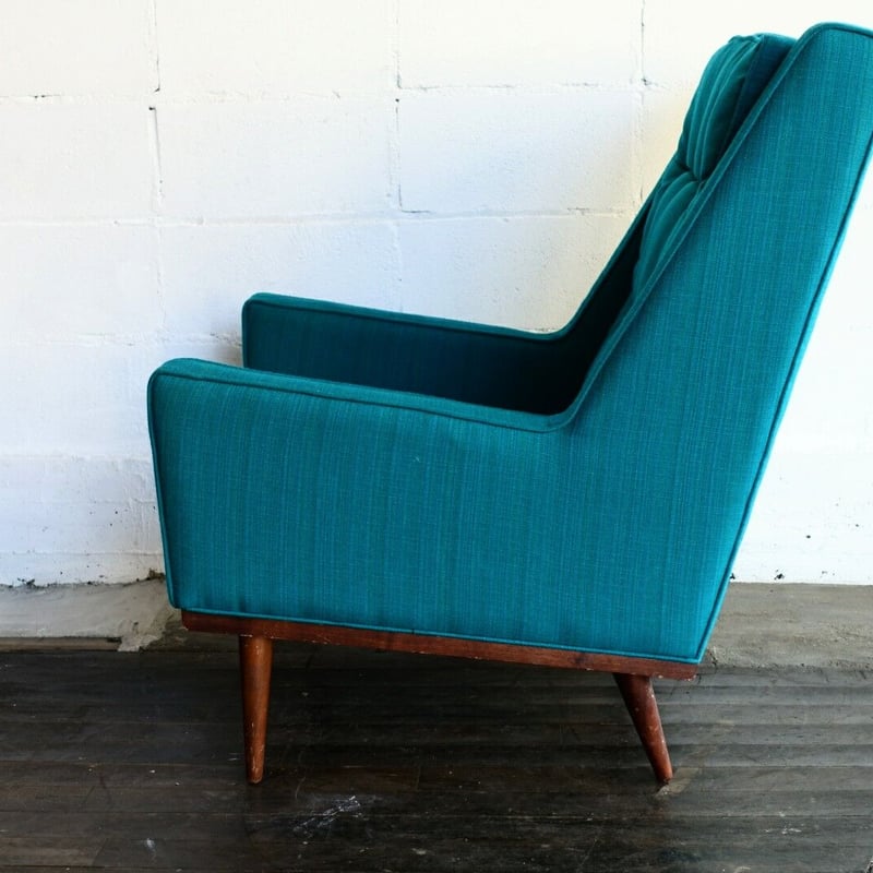 60年代Milo baughmanシングルソファデッドストックビンテージ