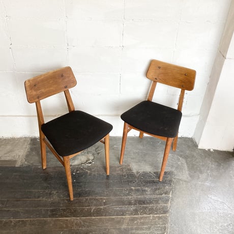70s Danish chair set