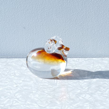 Crystal glass sheep