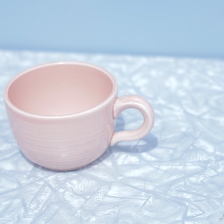 60s Wite pink mug