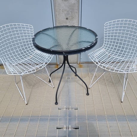 80s Glass table