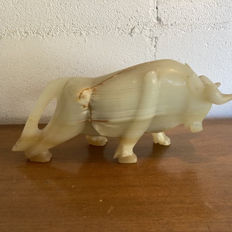 70s Mexican onyx bull