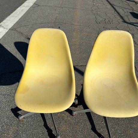 60s Eames shell chair set