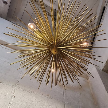 60s Sunburst Sputnik lamp