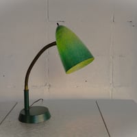 50s Green Fiber glass lamp