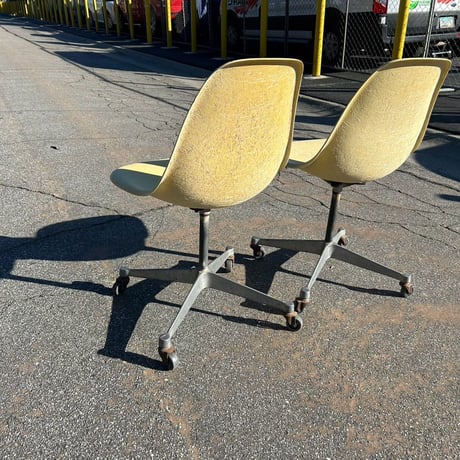 60s Eames shell chair set