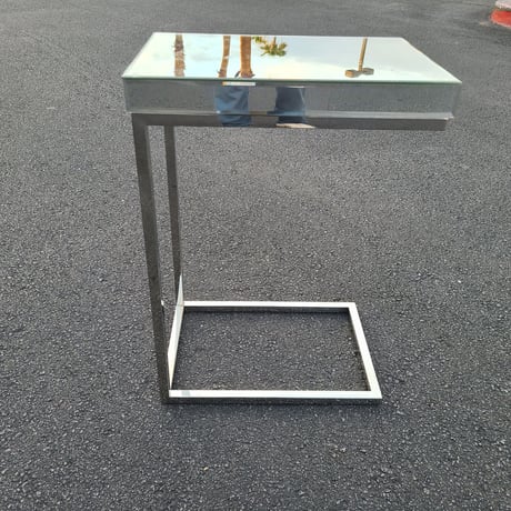 70s Hollywood regency mirror table