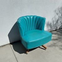 50s swivel mermaid chair