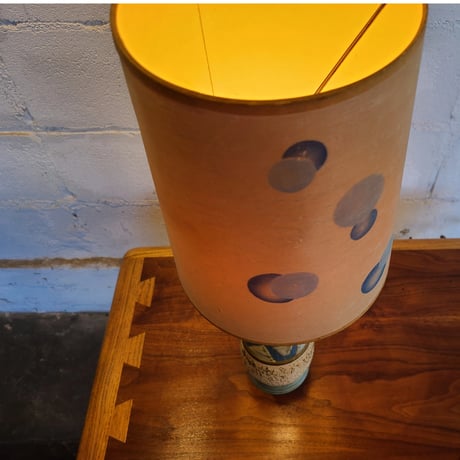 60s  Blue  Polka dots  lamp