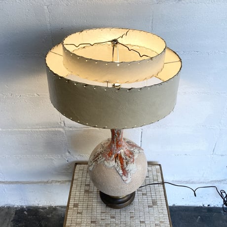 70s Fat lava table lamp