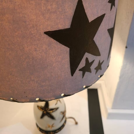 50s Starburst Fiberglass lamp set