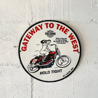 70s Vintage Harley Davidson Motorcyclse Sign