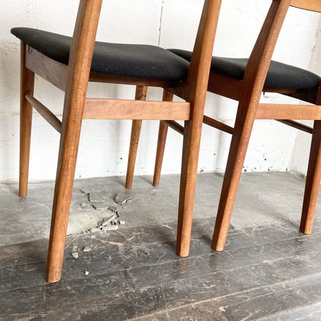 70s Danish chair set