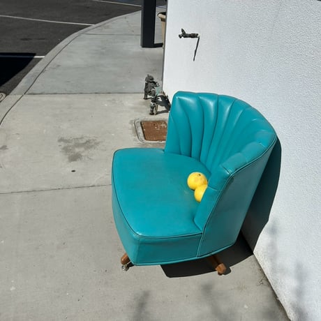 50s swivel mermaid chair