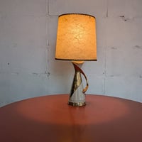50s Fiberglas Desk lamp ATOMIC