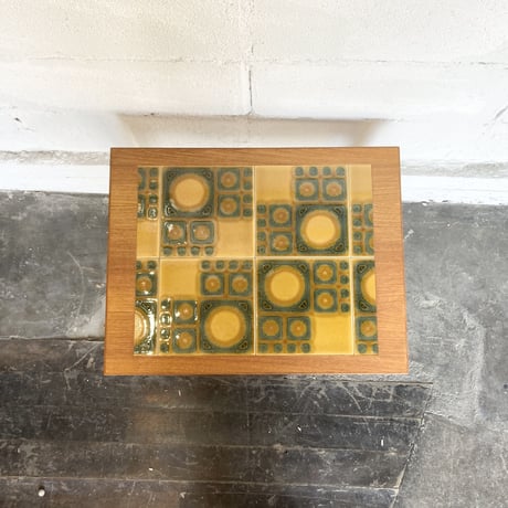 70s danish tile table