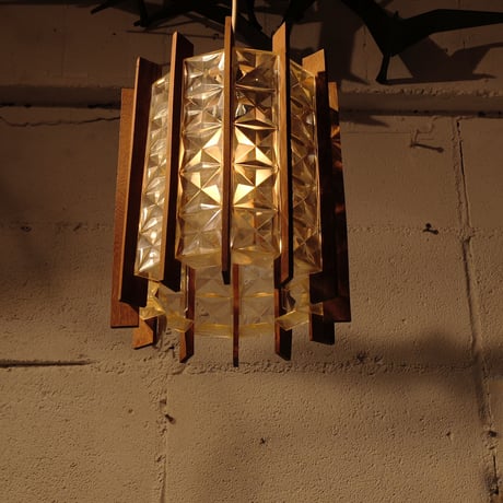 60s Acrylic glass lamp