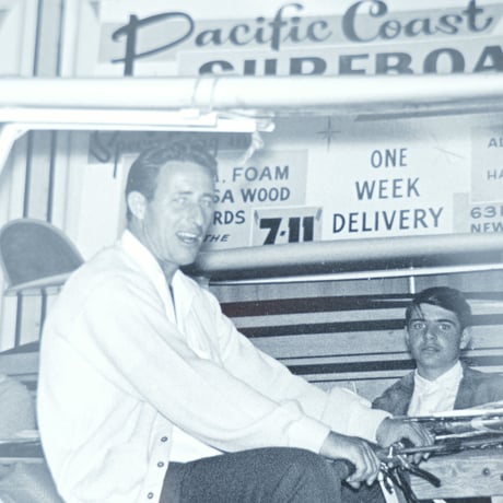 60s Surf Photo of Dale Velzy -board shaper by Leroy Grannis 3/3/1963