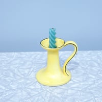 60s yellow Candle stand