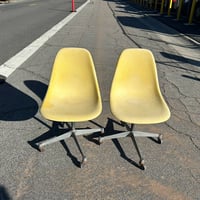 60s Eames shell chair set