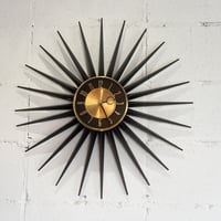 50s sunburst clock